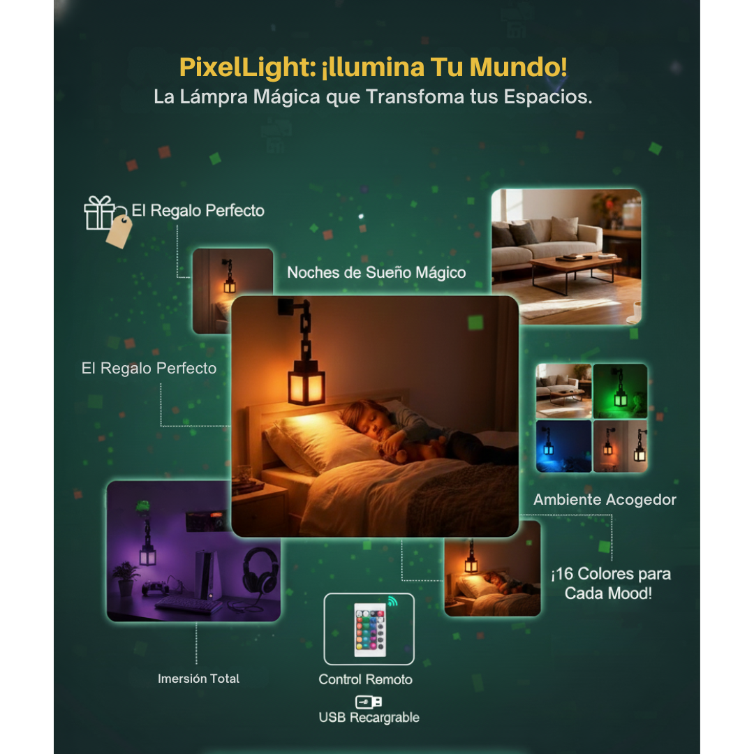 Lámpara de Noche Pixel Light™