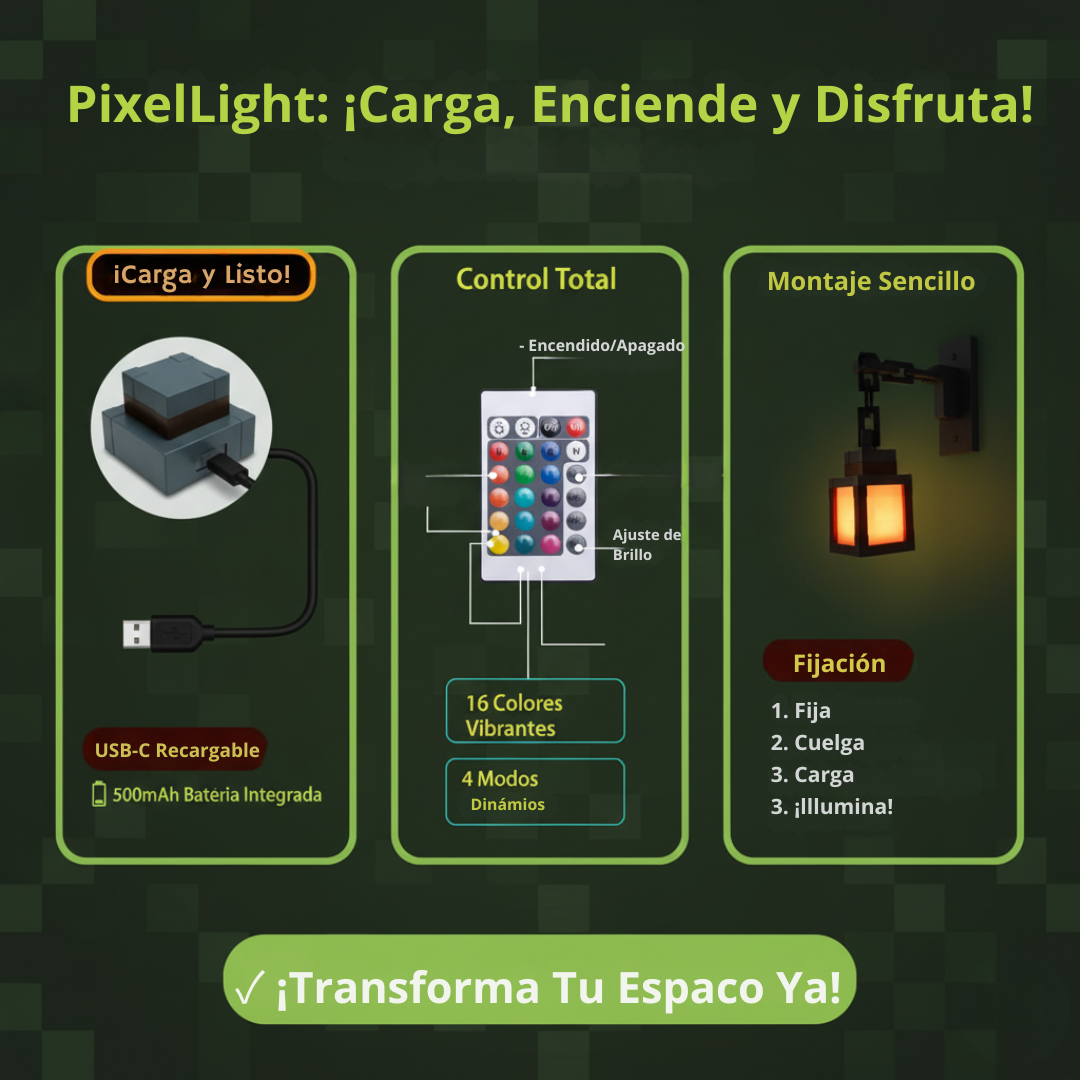 Lámpara de Noche Pixel Light™