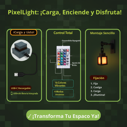 Lámpara de Noche Pixel Light™